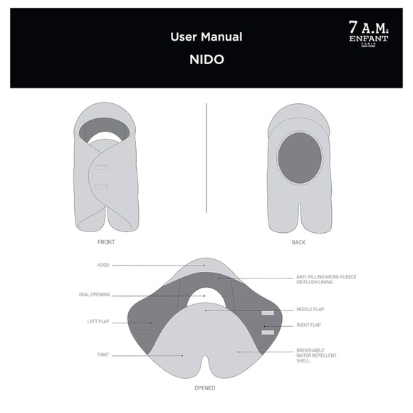 PINK 7AM NIDO FLUFFY Multifunctional Baby Car Seat Winter Cover (L 6-18 months) - Picture 4 of 11